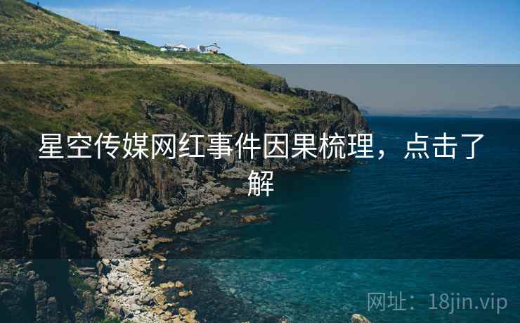 星空传媒网红事件因果梳理，点击了解