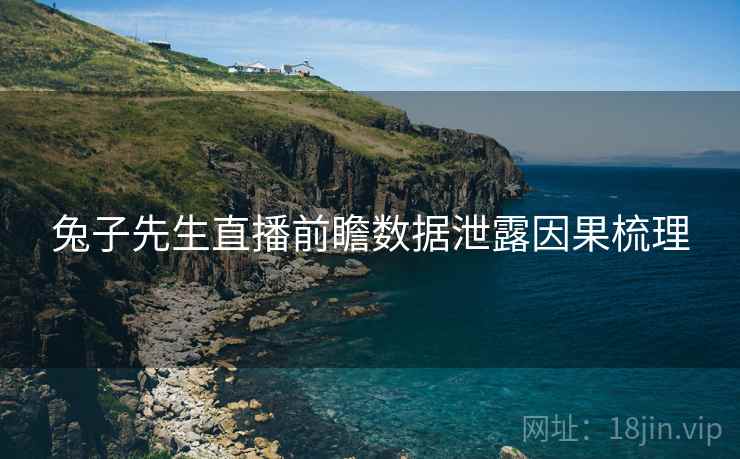 兔子先生直播前瞻数据泄露因果梳理