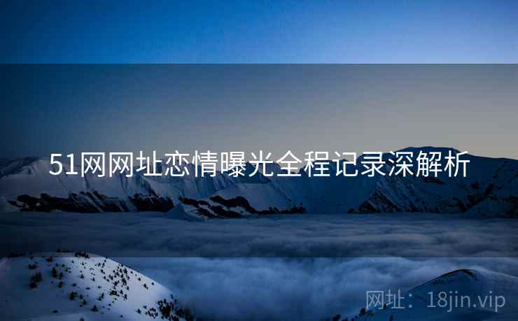 51网网址恋情曝光全程记录深解析