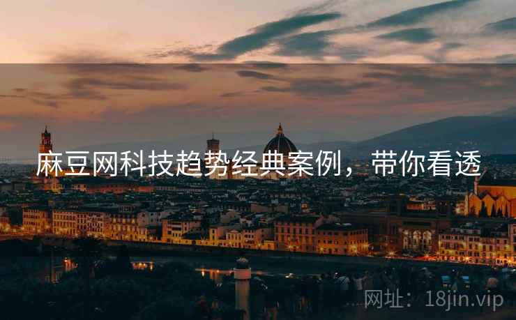 麻豆网科技趋势经典案例，带你看透