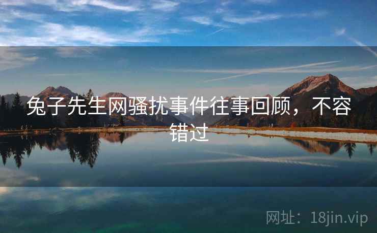 兔子先生网骚扰事件往事回顾，不容错过
