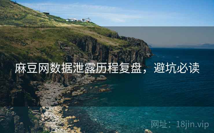 麻豆网数据泄露历程复盘，避坑必读